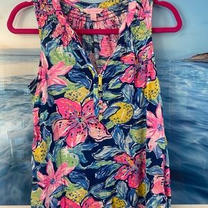 Lilly Pulitzer flower tank top